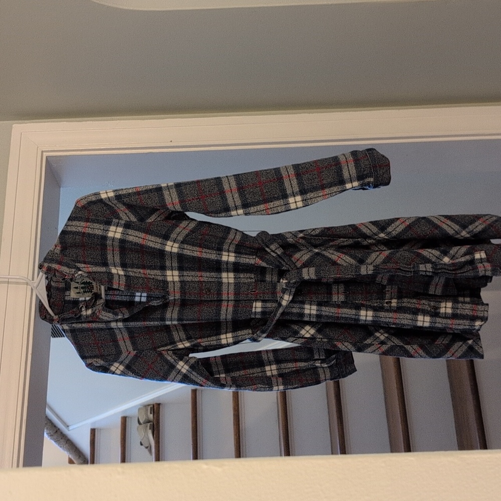 Kiel James Patrick Cozy Cabin Flannels in Grey, Red and Blue